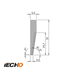 IECHO - E61 - Tungsten steel Blade 1mm